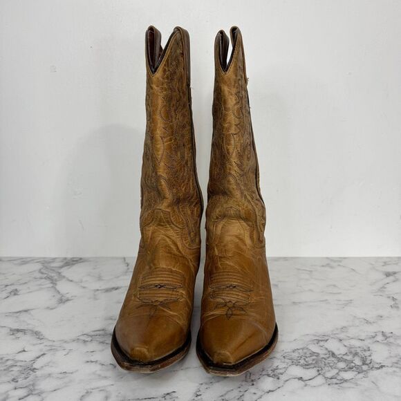 Dan Post Santa Rosa Snip Toe Cowboy Boots 6.5 - Picture 2 of 7